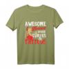 Awesome Women Have Curves and Tattoos T-Shirt - Lustiges Tattoo Design für tätowierte Frauen & Kunstliebhaber