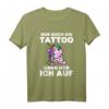 Einhorn T-Shirt mit Spruch 'Nur Noch Ein Tattoo Dann Hör Ich Auf'  Magisches Geschenk für Tattoo- und Einhorn-Liebhaber, perfekt zu Geburtstag & Weihnachten