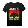 Zuhause ist wo mein Traktor ist - Lustiges Trecker T-Shirt für Landwirte, Bauern und Traktorfahrer, ideales Geschenk für Kinder und Erwachsene