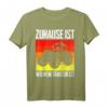 Zuhause ist wo mein Traktor ist - Lustiges Trecker T-Shirt für Landwirte, Bauern und Traktorfahrer, ideales Geschenk für Kinder und Erwachsene