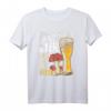 Pilze und Bier, darum bin ich hier - Humorvolles Pilzsammler T-Shirt für Natur- und Bierliebhaber