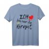 Ich bin hier die Braut! Lustiges JGA T-Shirt für Frauen mit Herz, Statement & Einhorn - Perfekt für die Junggesellinnenabschied-Party