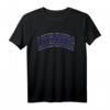Luxembourg Varsity Style Navy Blue Text T-Shirt  Klassisch geschnitten, doppelt genähter Saum, ideal für Luxemburg-Fans