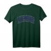Luxembourg Varsity Style Navy Blue Text T-Shirt  Klassisch geschnitten, doppelt genähter Saum, ideal für Luxemburg-Fans