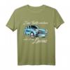 Trabant 601 T-Shirt - Lustiges Kultauto Geschenk mit Spruch 'Zwei Takte reichen mehr ist nur Luxus' für Trabant-Fans und Tuning-Enthusiasten