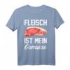 Lustiges Fleischesser T-Shirt mit Spruch 'Fleisch ist mein Gemüse!'  Perfekt für Steak- und Burger-Liebhaber, ideal als Geschenk für Weihnachten & Geburtstag