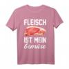 Lustiges Fleischesser T-Shirt mit Spruch 'Fleisch ist mein Gemüse!'  Perfekt für Steak- und Burger-Liebhaber, ideal als Geschenk für Weihnachten & Geburtstag