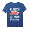 Lustiges Fleischesser T-Shirt mit Spruch 'Fleisch ist mein Gemüse!'  Perfekt für Steak- und Burger-Liebhaber, ideal als Geschenk für Weihnachten & Geburtstag