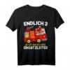 Kinder Geburtstag T-Shirt Feuerwehr Einsatzleiter - Lustiges Geschenk für 3-Jährige mit Feuerwehrwagen Motiv, perfekt für den Kindergeburtstag
