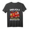 Kinder Geburtstag T-Shirt Feuerwehr Einsatzleiter - Lustiges Geschenk für 3-Jährige mit Feuerwehrwagen Motiv, perfekt für den Kindergeburtstag