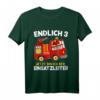 Kinder Geburtstag T-Shirt Feuerwehr Einsatzleiter - Lustiges Geschenk für 3-Jährige mit Feuerwehrwagen Motiv, perfekt für den Kindergeburtstag