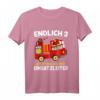 Kinder Geburtstag T-Shirt Feuerwehr Einsatzleiter - Lustiges Geschenk für 3-Jährige mit Feuerwehrwagen Motiv, perfekt für den Kindergeburtstag