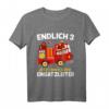 Kinder Geburtstag T-Shirt Feuerwehr Einsatzleiter - Lustiges Geschenk für 3-Jährige mit Feuerwehrwagen Motiv, perfekt für den Kindergeburtstag