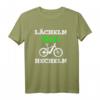 Lächeln statt Hecheln E-Bike Fahrrad Spruch T-Shirt  Motivationsshirt für Radfahrer, Naturfreunde & perfekte Geschenkidee zu Weihnachten & Geburtstag