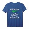 Lächeln statt Hecheln E-Bike Fahrrad Spruch T-Shirt  Motivationsshirt für Radfahrer, Naturfreunde & perfekte Geschenkidee zu Weihnachten & Geburtstag