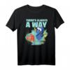 HapBunny Pixar Finding Dory T-Shirt mit inspirierendem Text - Offiziell lizenziertes Disney Pixar Merchandise
