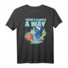 HapBunny Pixar Finding Dory T-Shirt mit inspirierendem Text - Offiziell lizenziertes Disney Pixar Merchandise
