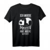 Lustiges Pandabär T-Shirt mit Spruch 'Ich wurde positiv auf müde getestet'  Perfekt für Morgenmuffel, Kinder und Familiengeschenke