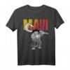 HapBunny Moana Maui Gradient Text T-Shirt - Officially Licensed Portrait & Trendiges Geschenk