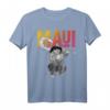 HapBunny Moana Maui Gradient Text T-Shirt - Officially Licensed Portrait & Trendiges Geschenk