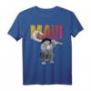 HapBunny Moana Maui Gradient Text T-Shirt - Officially Licensed Portrait & Trendiges Geschenk