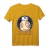 Star Wars The Last Jedi BB-8 Boop Beep Text Portrait T-Shirt - Offizielles Lizenzprodukt für Sci-Fi Fans und Star Wars Enthusiasten