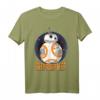 Star Wars The Last Jedi BB-8 Boop Beep Text Portrait T-Shirt - Offizielles Lizenzprodukt für Sci-Fi Fans und Star Wars Enthusiasten