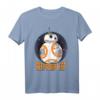 Star Wars The Last Jedi BB-8 Boop Beep Text Portrait T-Shirt - Offizielles Lizenzprodukt für Sci-Fi Fans und Star Wars Enthusiasten