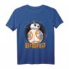 Star Wars The Last Jedi BB-8 Boop Beep Text Portrait T-Shirt - Offizielles Lizenzprodukt für Sci-Fi Fans und Star Wars Enthusiasten