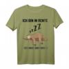Ich bin in Rente, ich muss gar nix Faultier T-Shirt  Lustiges Ruhestand Geschenk für Männer und Frauen, Kollegen & Faultierfans