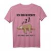 Ich bin in Rente, ich muss gar nix Faultier T-Shirt  Lustiges Ruhestand Geschenk für Männer und Frauen, Kollegen & Faultierfans
