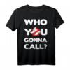 Ghostbusters Who You Gonna Call Logo T-Shirt - Officially Licensed Film Merchandise