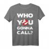 Ghostbusters Who You Gonna Call Logo T-Shirt - Officially Licensed Film Merchandise