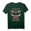 Als Gott mich vor 50 Jahren schuf - Lustiges T-Shirt zum Geburtstag für Männer, Frauen, Sohn, Tochter, Freund & Freundin
