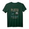 Lustiges Weltraum - Wissenschaft Retro Style Pluto Never Forget T-Shirt  Nostalgisches Design für Science-Fans & Nerds