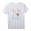 Lustiges Weltraum - Wissenschaft Retro Style Pluto Never Forget T-Shirt  Nostalgisches Design für Science-Fans & Nerds