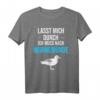 Lasst mich durch Ich muss nach Warnemünde - Lustiges Ostsee Fan T-Shirt für Strandliebhaber, Urlauber & Küstentouristen