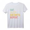 Eat Sleep Bachata Repeat Vintage T-Shirt  Lustiges Tanzshirt für Bachata-Fans, Musikliebhaber & Trendsetter