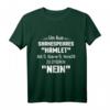 William Shakespeare lustiges T-Shirt mit Spruch 'NEIN'  Witziges Geschenk für Literatur- und Kulturfans zu Weihnachten & Geburtstag