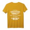 William Shakespeare lustiges T-Shirt mit Spruch 'NEIN'  Witziges Geschenk für Literatur- und Kulturfans zu Weihnachten & Geburtstag