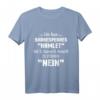 William Shakespeare lustiges T-Shirt mit Spruch 'NEIN'  Witziges Geschenk für Literatur- und Kulturfans zu Weihnachten & Geburtstag