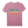 Bin da kann losgehen - Retrofarben T-Shirt mit Spruch für Kollegen & Mitarbeiter, lustiges Geschenk für Baustelle, Werkstatt oder Büro