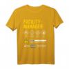 Facility Manager T-Shirt mit Warnhinweisen - Lustiger Berufsspruch für Hausmeister, Bier- und Kaffee-Liebhaber, Perfekt als Geschenk