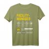 Facility Manager T-Shirt mit Warnhinweisen - Lustiger Berufsspruch für Hausmeister, Bier- und Kaffee-Liebhaber, Perfekt als Geschenk