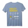 Facility Manager T-Shirt mit Warnhinweisen - Lustiger Berufsspruch für Hausmeister, Bier- und Kaffee-Liebhaber, Perfekt als Geschenk