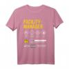 Facility Manager T-Shirt mit Warnhinweisen - Lustiger Berufsspruch für Hausmeister, Bier- und Kaffee-Liebhaber, Perfekt als Geschenk