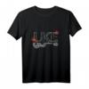 UKULELE Stammesmuster - Hibiskus - UKE-Text T-Shirt für Ukulele-Fans, Party & Konzert, perfekte Geschenkidee