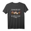 Zuhause Ist Wo Meine Hühner sind T-Shirt - Witziges Geschenk für Hühnerliebhaber & Bauernhoffans