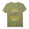 Mir reicht's Ich geh Fagott spielen T-Shirt  Lustiges Motiv für Fagottisten & Musiker, perfekt als Geschenk für Blasmusikliebhaber