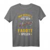 Mir reicht's Ich geh Fagott spielen T-Shirt  Lustiges Motiv für Fagottisten & Musiker, perfekt als Geschenk für Blasmusikliebhaber